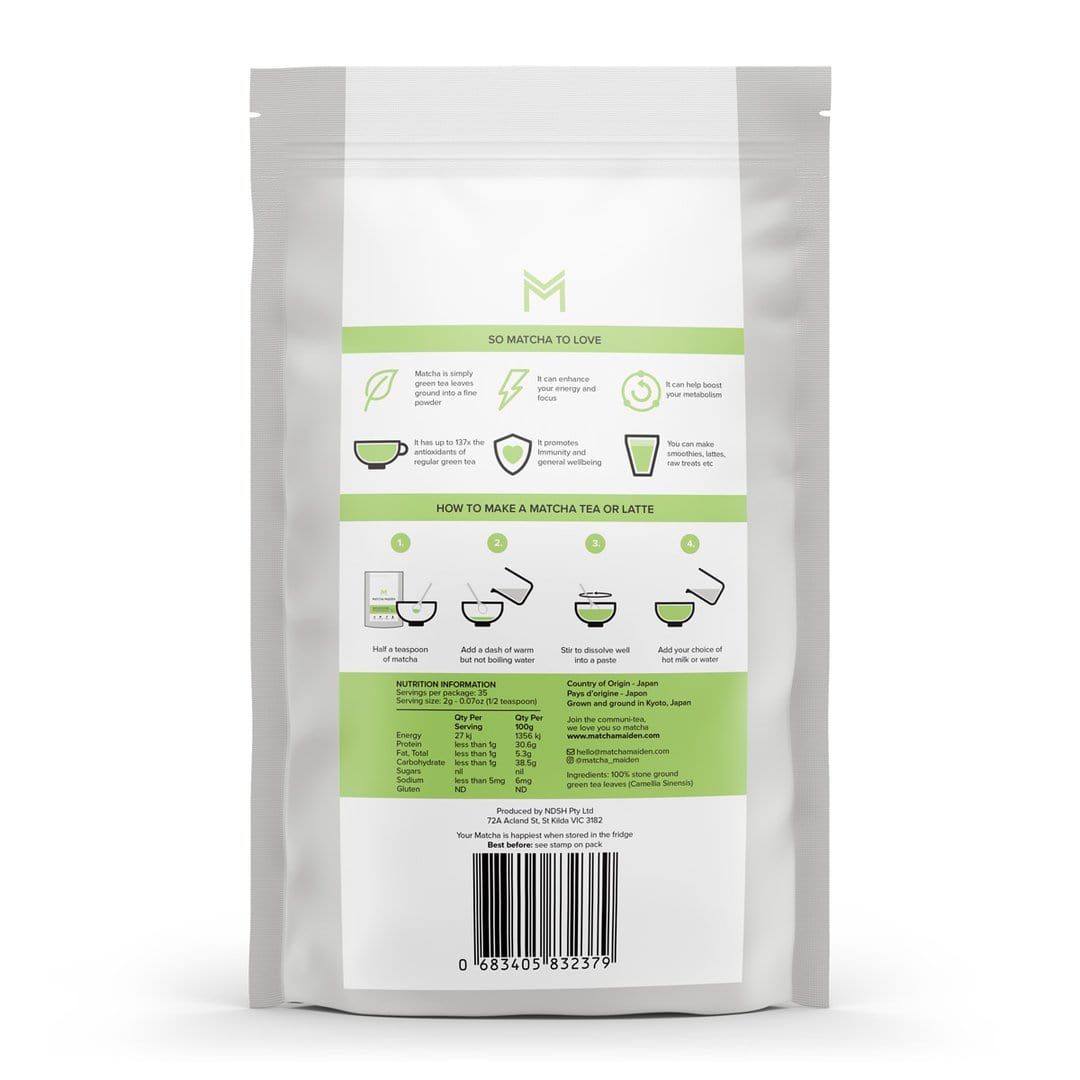 Matcha Maiden Matcha Matcha Maiden Matcha Green Tea Powder 100% Pure Stone Ground