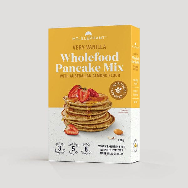 Mt. Elephant Baking Mixes Mt Elephant Wholefood Pancake Mix Very Vanilla 230g