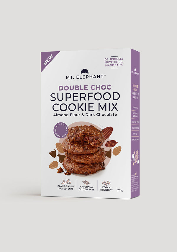 Mt Elephant Superfood Cookie Mix Double Choc 375g