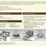 Natural Evolution Vanilla Pancake & Waffle Mix Natural Evolution Vanilla Pancake & Waffle Mix  389g