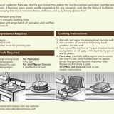 Natural Evolution Vanilla Pancake & Waffle Mix Natural Evolution Vanilla Pancake & Waffle Mix  389g