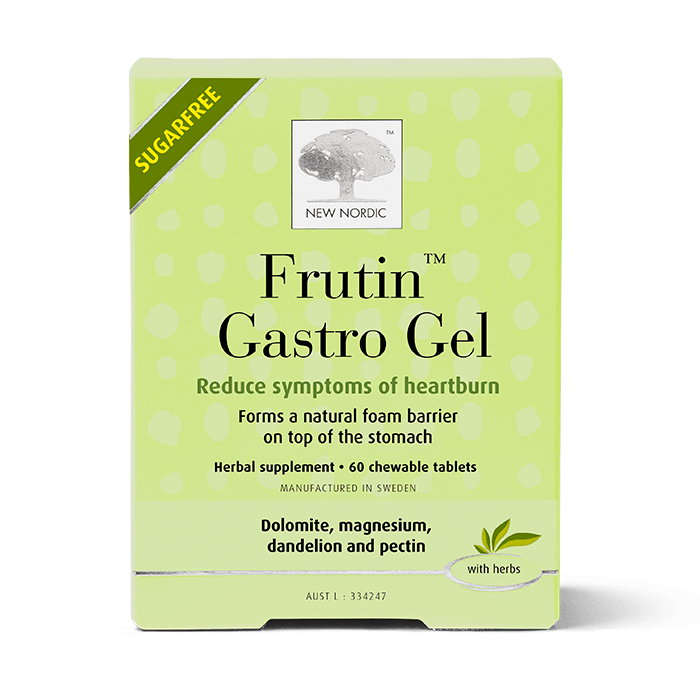 New Nordic Vitamins New Nordic Frutin Gastro Gel 60 Tablets