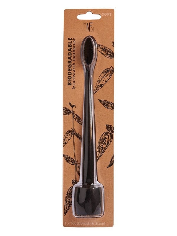 NFco Toothpaste Pirate Black NFco  Bio Toothbrush & Stand Soft