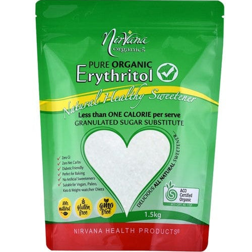 Nirvana Monk Fruit Sweetener 1.5kg Nirvana Erythritol Pure Organic