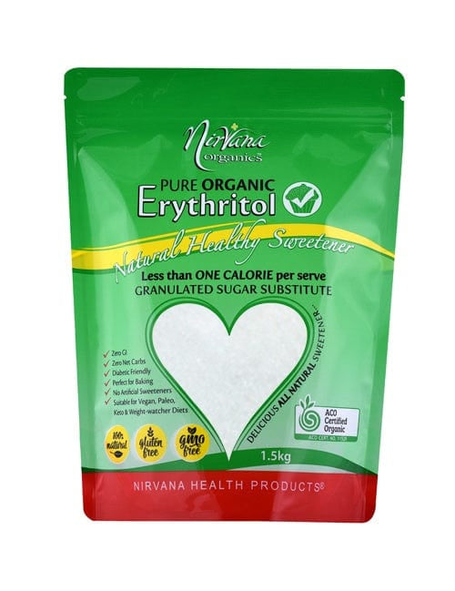Nirvana Monk Fruit Sweetener 1.5kg Nirvana Erythritol Pure Organic