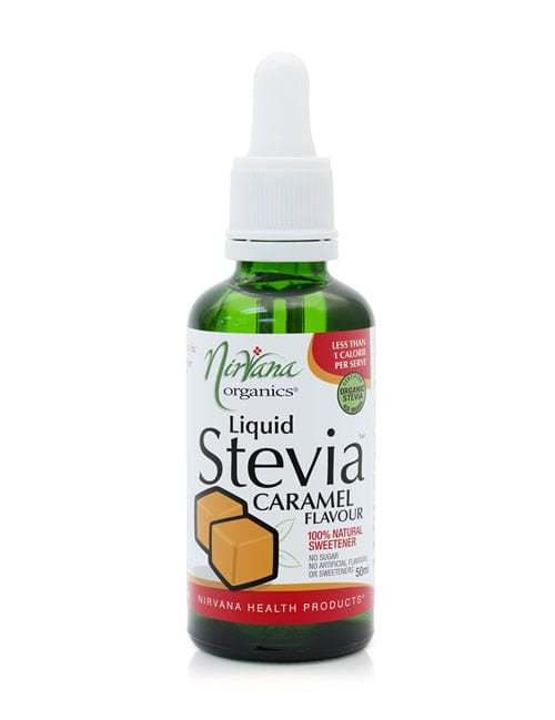 Nirvana Monk Fruit Sweetener Nirvana Liquid Stevia Caramel 50ml