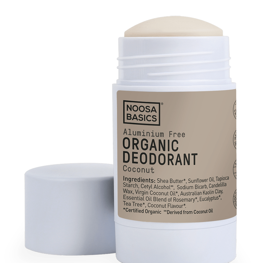 Noosa Basics Deodorant Stick Coconut Noosa Basics Organic Deodorant Stick  60g (Various Scents)