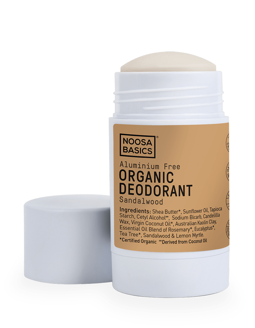 Noosa Basics Deodorant Stick Sandalwood Noosa Basics Organic Deodorant Stick  60g (Various Scents)