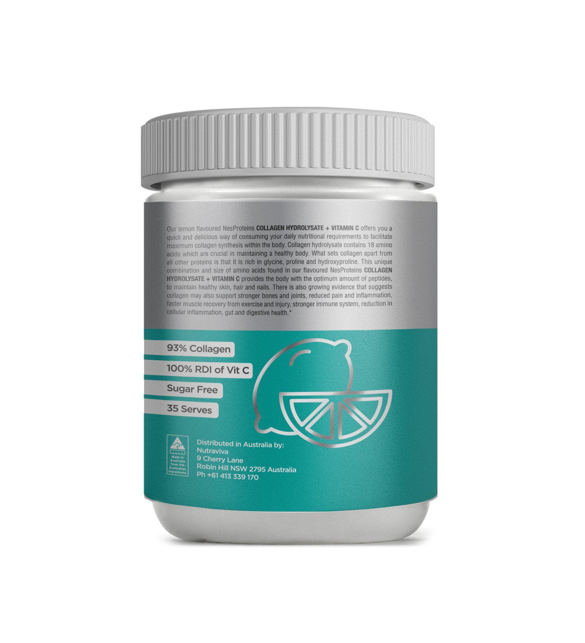 Nutraviva Collagen NutraViva NesProteins Collagen Hydrolysate + Vitamin C  350g