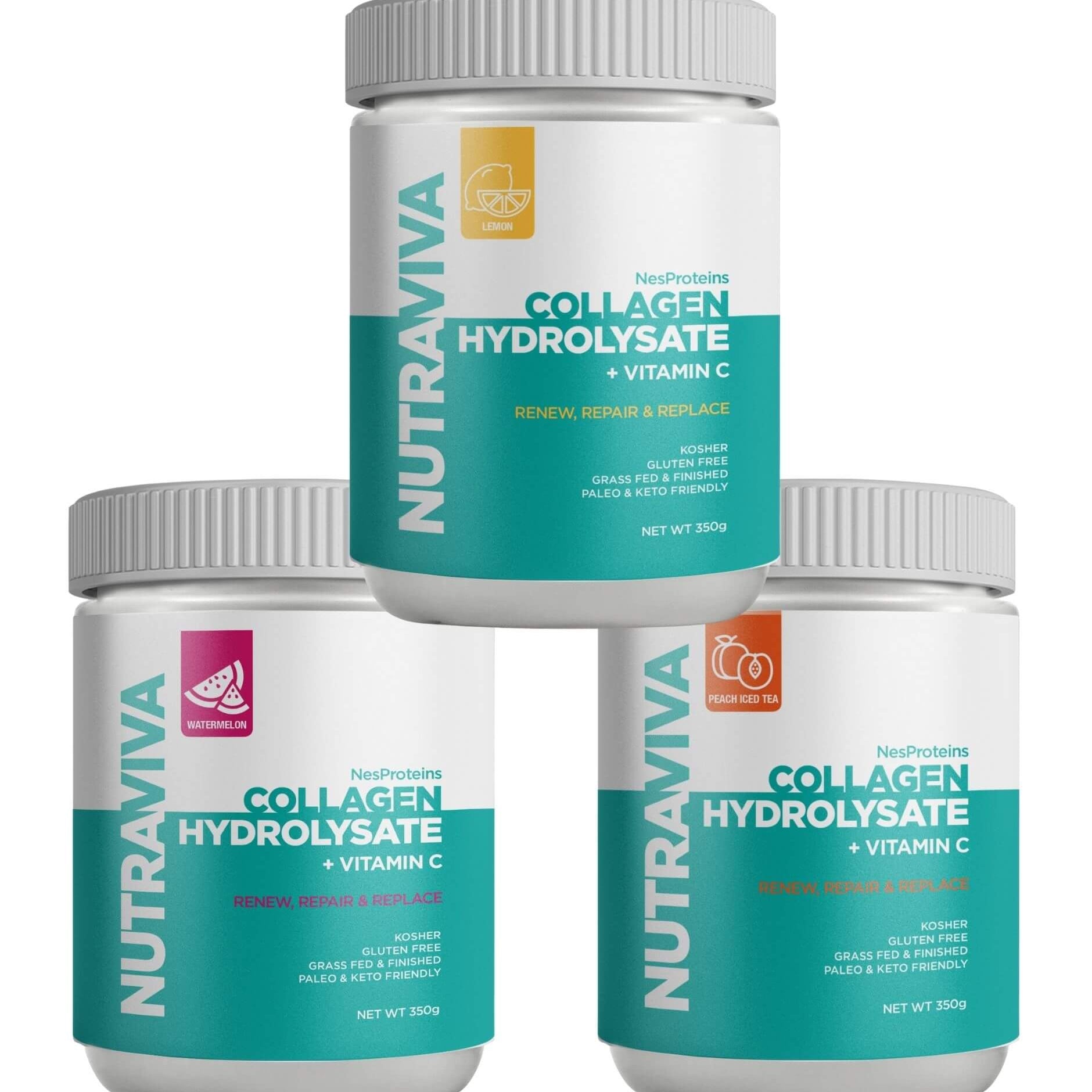 Nutraviva Collagen NutraViva NesProteins Collagen Hydrolysate + Vitamin C  350g