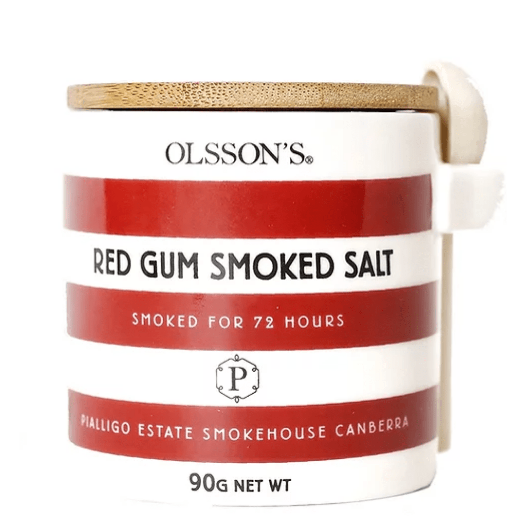 Olsson's Seasonings & Spices Stoneware 90gm Olsson's Red Gum Smoked Salt