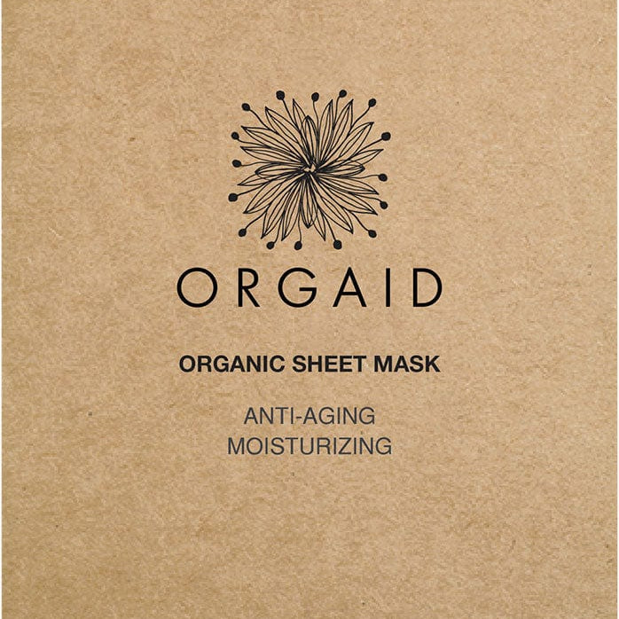 Orgaid Face Mask 1 x 24ml Orgaid Organic Sheet Mask Anti-Aging & Moisturizing