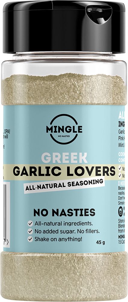 Mingle Natural Seasoning Blend Greek Garlic Lovers 50g