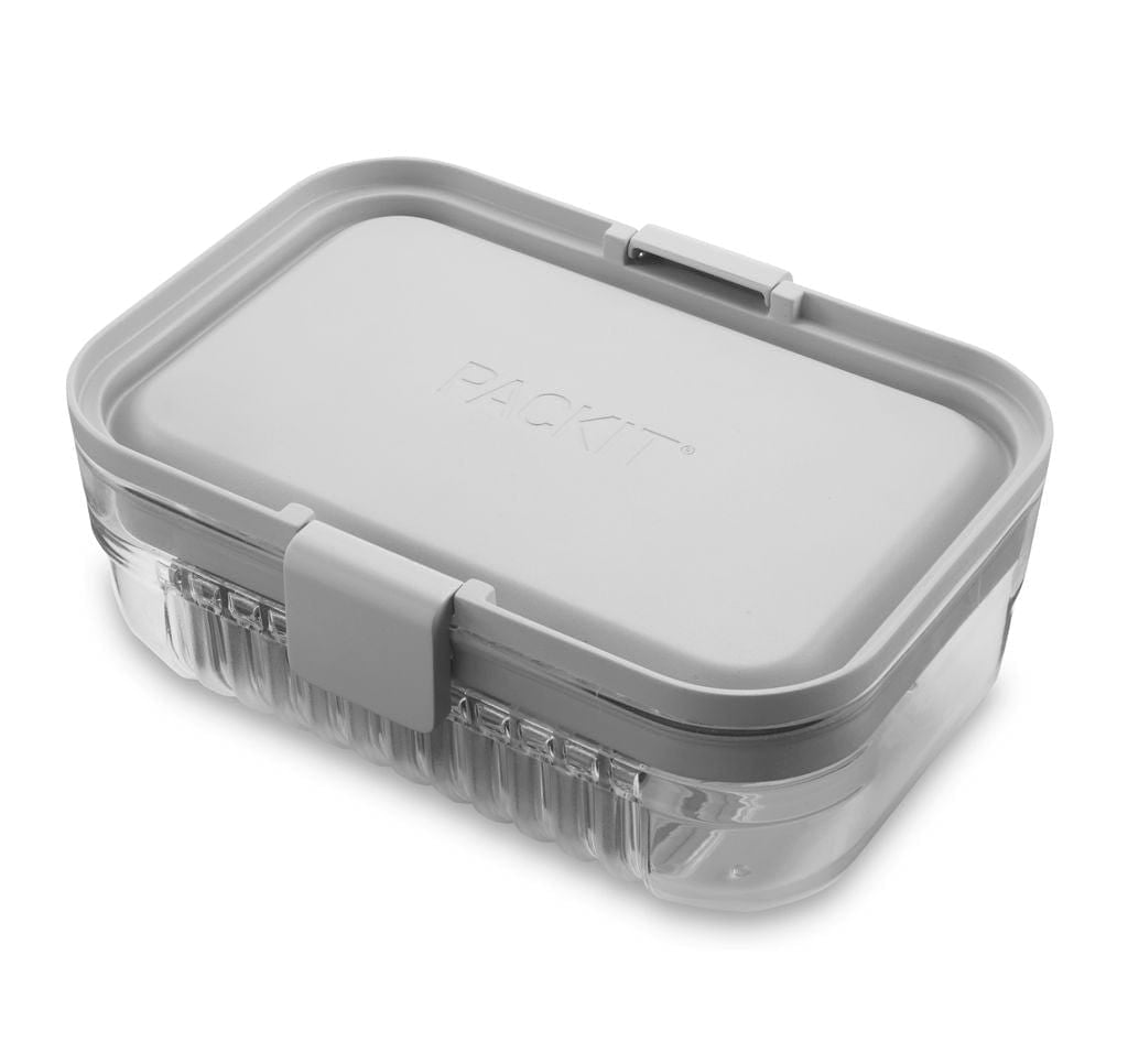 PackIt Lunch Boxes Lunch Bento - Steel Gray Packit Mod Bento Box