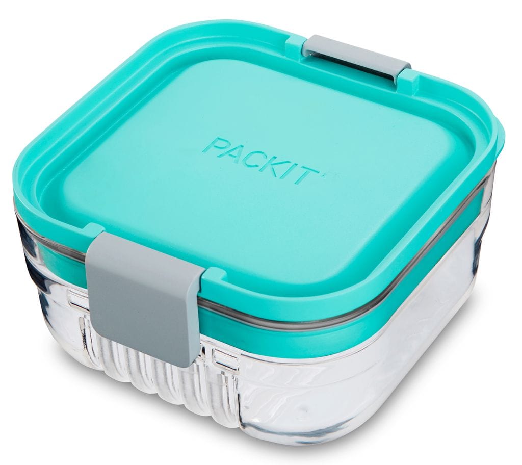 PackIt Lunch Boxes Snack Bento - Mint Packit Mod Bento Box