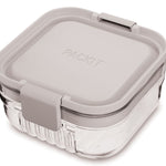 PackIt Lunch Boxes Snack Bento - Steel Gray Packit Mod Bento Box