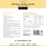 Paleo Hero Baking Mixes Paleo Hero Primal Mix Pizza Base Garlic and Herb 310g