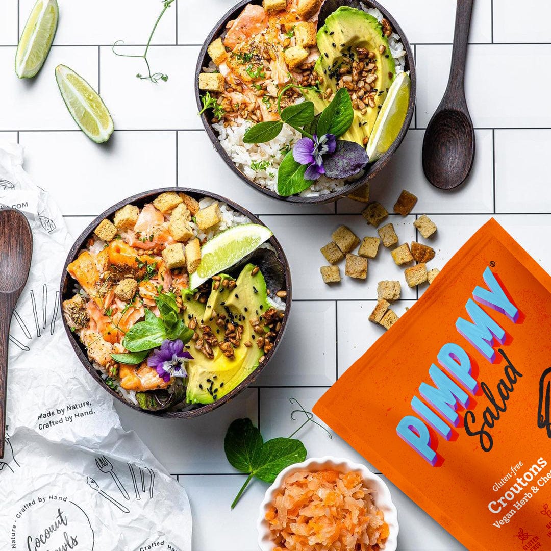 Pimp My Salad Seasonings & Spices Pimp My Salad Croutons Vegan Herb & Cheese 150g