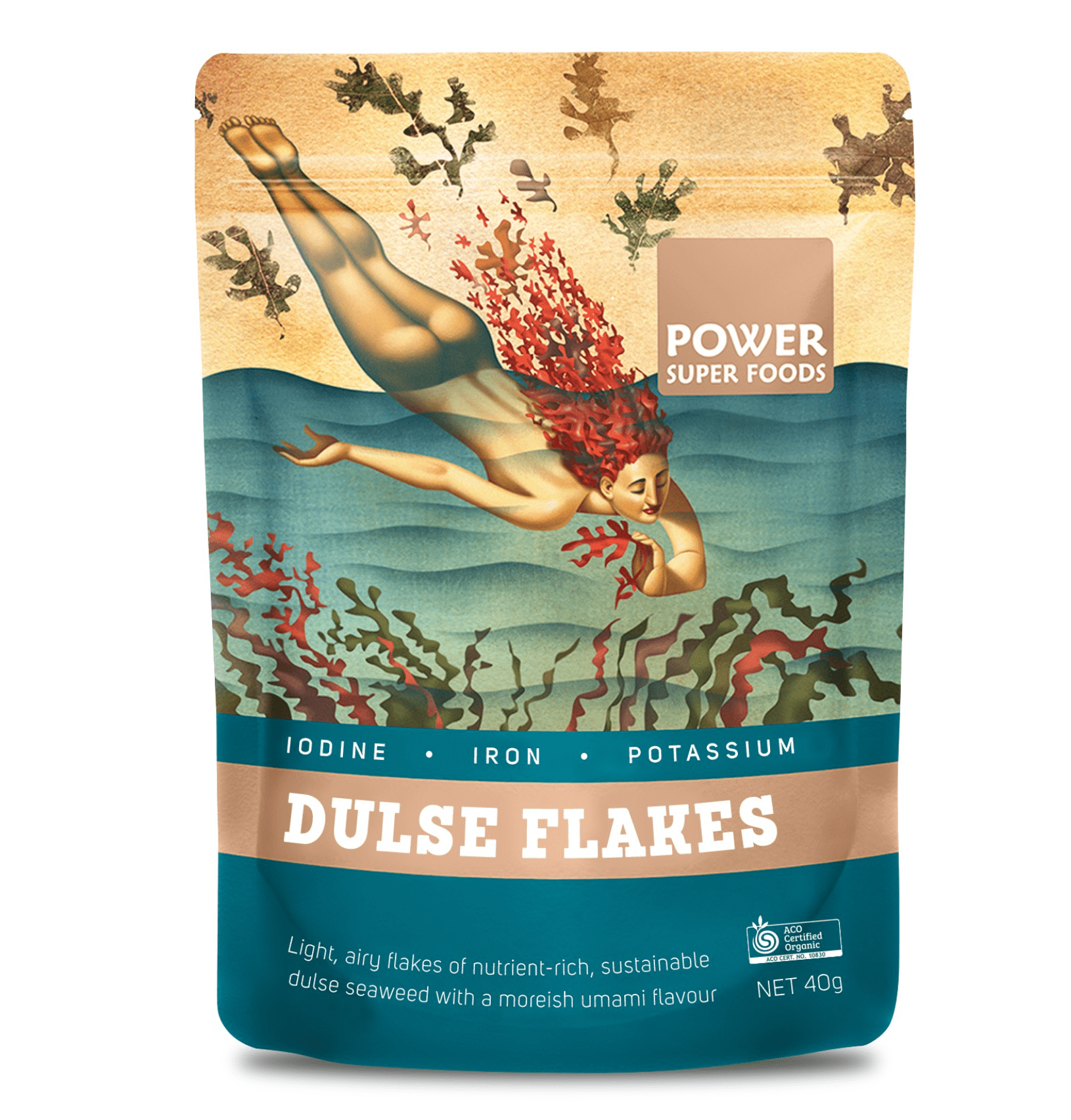 Power Super Foods Cooking & Baking Ingredients 40gm Power Super Foods Organic Dulse Flakes