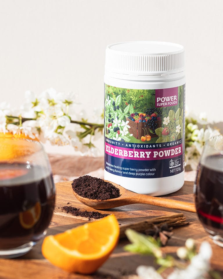 Power Super Foods Cooking & Baking Ingredients Power Super Foods Elderberry Powder Certified Organic