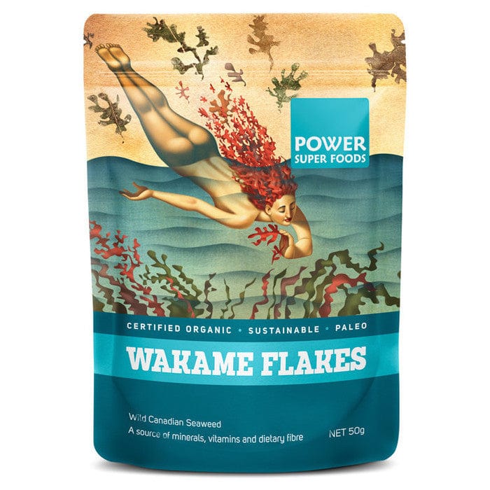 Power Super Foods Cooking & Baking Ingredients Wakame Flake 50g Power Super Foods Organic Wakame
