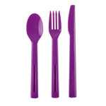 Progressive Cutlery Set Progressive Snap Lock 3 Piece Utensil Set To Go (Colour selected randomly)