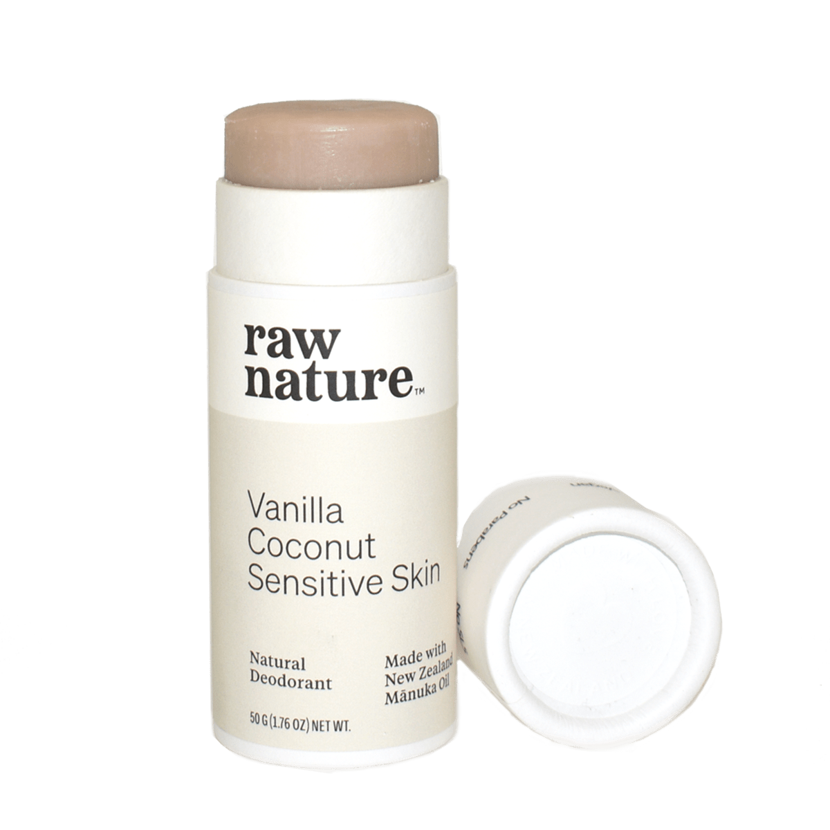 Raw Nature Deodorant Stick Raw Nature Deodorant Vanilla Sensitive Skin 50g