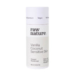 Raw Nature Deodorant Stick Raw Nature Deodorant Vanilla Sensitive Skin 50g