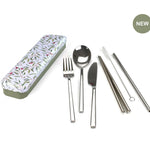 RETROKITCHEN Cutlery Set Eucalyptus RetroKitchen Carry Your Cutlery - Stainless Steel Cutlery Set