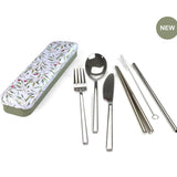 RETROKITCHEN Cutlery Set Eucalyptus RetroKitchen Carry Your Cutlery - Stainless Steel Cutlery Set