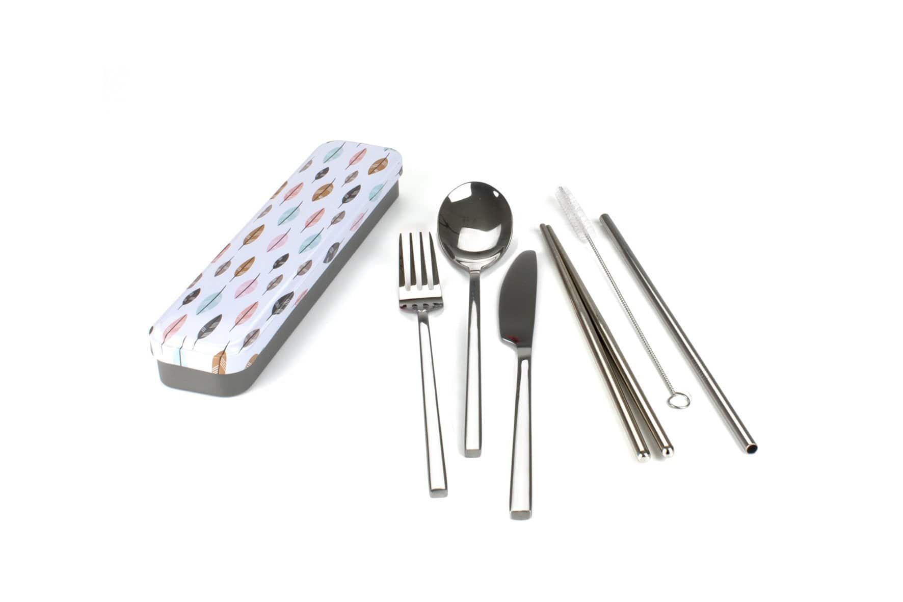 RETROKITCHEN Cutlery Set RETRO KITCHEN Carry Your Cutlery - Stainless Steel Cutlery Set
