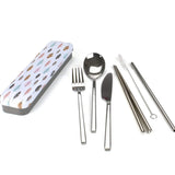 RETROKITCHEN Cutlery Set RETRO KITCHEN Carry Your Cutlery - Stainless Steel Cutlery Set