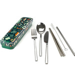 RETROKITCHEN Cutlery Set Retro Man RETRO KITCHEN Carry Your Cutlery - Stainless Steel Cutlery Set