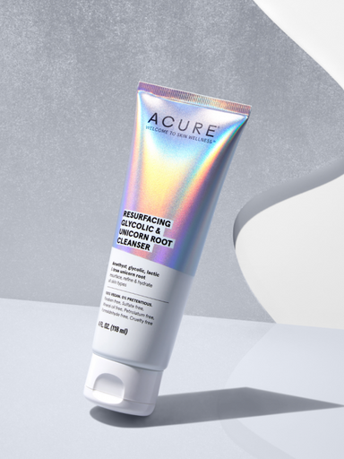 acure resurfacing glycolic & unicorn root cleanser 118ml