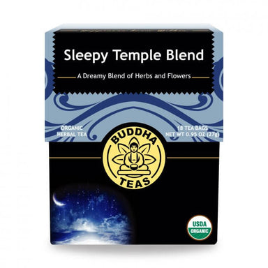 buddha organic herbal  sleepy temple blend 18 sachets