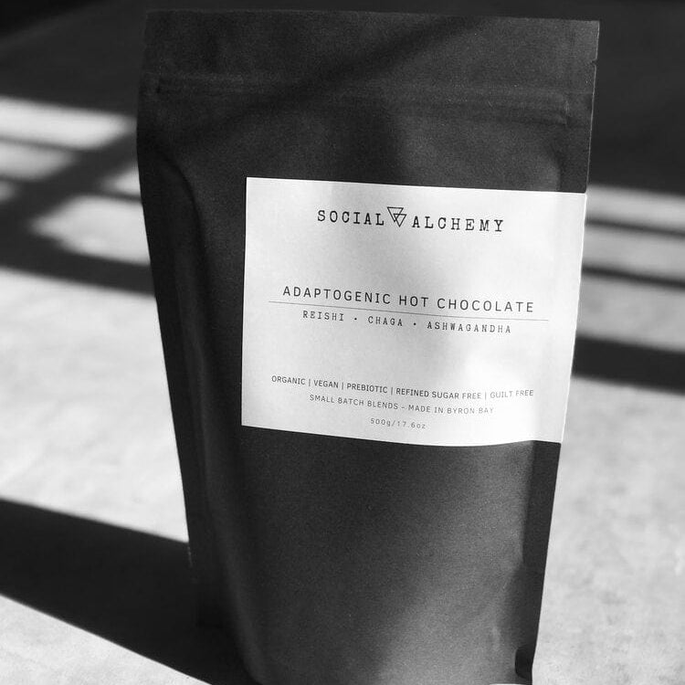 Social Alchemy Mushroom Supplements 500g Social Alchemy Adaptogenic Hot Chocolate