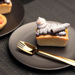 Splayd Cutlery Set Splayd Black Label Rose Gold Mirror Set of 6