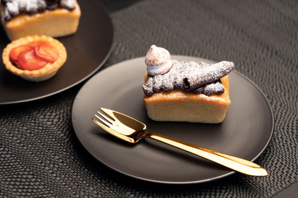 Splayd Cutlery Set Splayd Black Label Rose Gold Mirror Set of 6