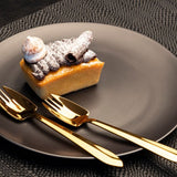 Splayd Cutlery Set Splayd Black Label Rose Gold Mirror Set of 6