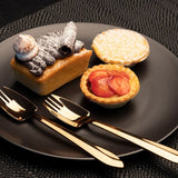 Splayd Cutlery Set Splayd Black Label Rose Gold Mirror Set of 6