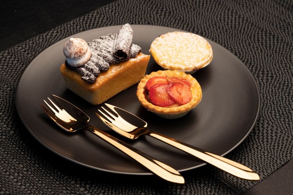 Splayd Cutlery Set Splayd Black Label Rose Gold Mirror Set of 6