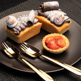 Splayd Cutlery Set Splayd Black Label Rose Gold Mirror Set of 6