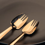 Splayd Cutlery Set Splayd Black Label Rose Gold Mirror Set of 6