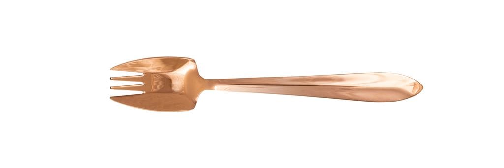 Splayd Cutlery Set Splayd Black Label Rose Gold Mirror Set of 6
