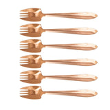 Splayd Cutlery Set Splayd Black Label Rose Gold Mirror Set of 6