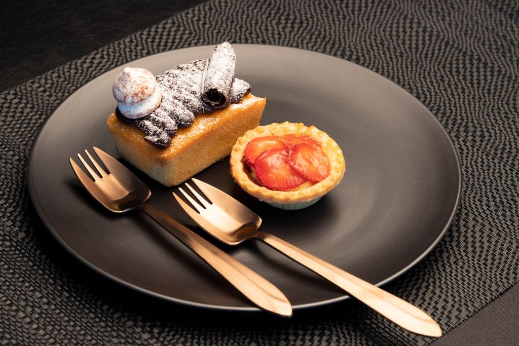 Splayd Cutlery Set Splayd Black Label Rose Gold Satin Set of 6