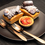 Splayd Cutlery Set Splayd Black Label Rose Gold Satin Set of 6