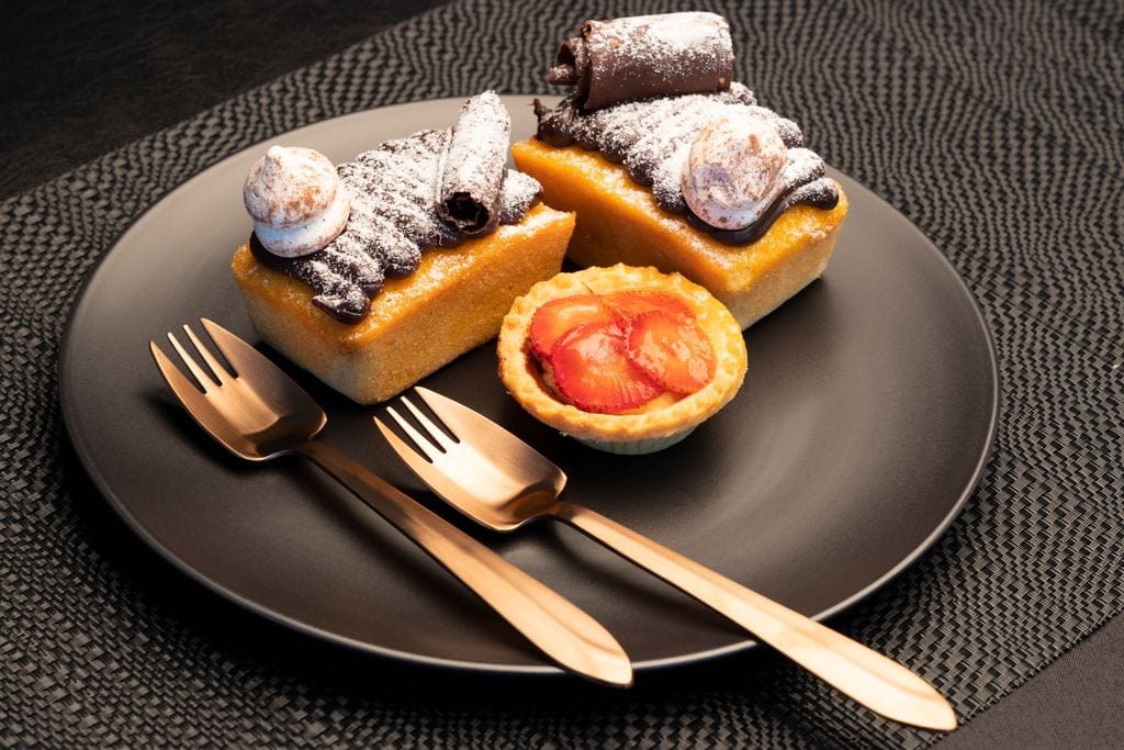 Splayd Cutlery Set Splayd Black Label Rose Gold Satin Set of 6