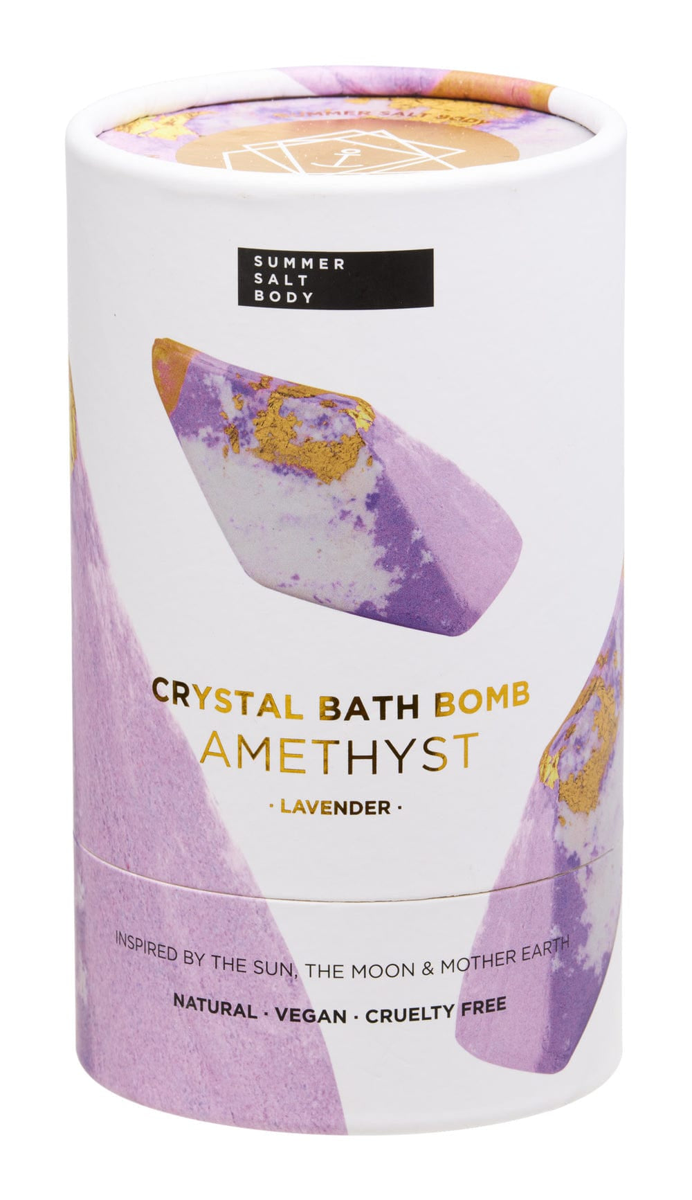 Summer Salt Body Health & Beauty Summer Salt Body Crystal Bath Bomb Amethyst Lavender 110g