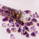 Summer Salt Body Health & Beauty Summer Salt Body Essential Oil Roller With 24K Gold Sleep - Amethyst Crystals 10ml